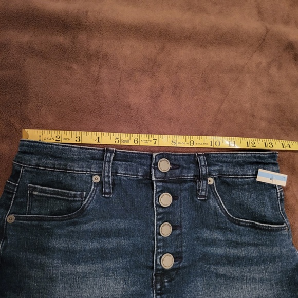 NWT Blank NYC Distressed Shorts Button Fly Size 26 - Picture 4 of 6